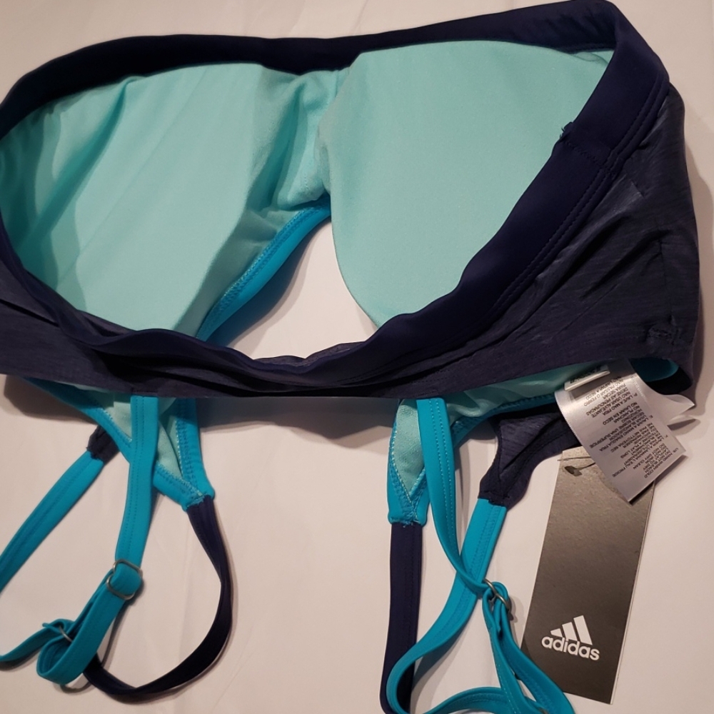 ADIDAS Sport Bikini Tank Top Swimsuit BRA NEW Women's NWT - Picture 8 of 10